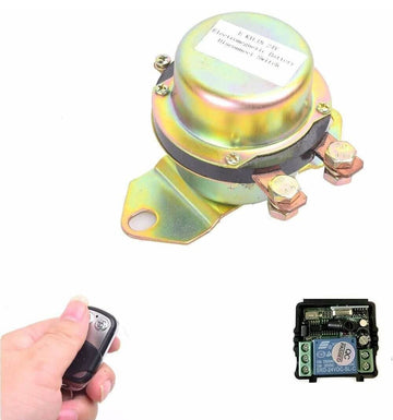 EKYLIN DC 24V Electromagnetic Solenoid Valve Terminal Master Kill System, Car Wireless Remote Control Battery Switch Disconnect Latching Relay Anti-Theft - Imported from UK